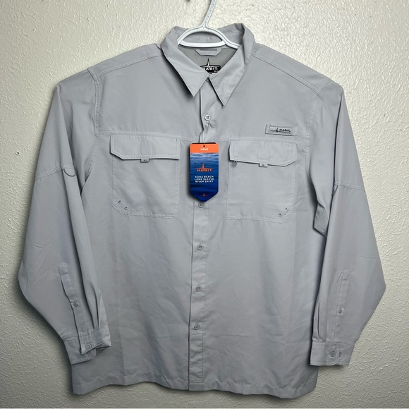 Habit Kona Beach River‎ Shirt Men’s size XL solarfactor - Picture 1 of 9